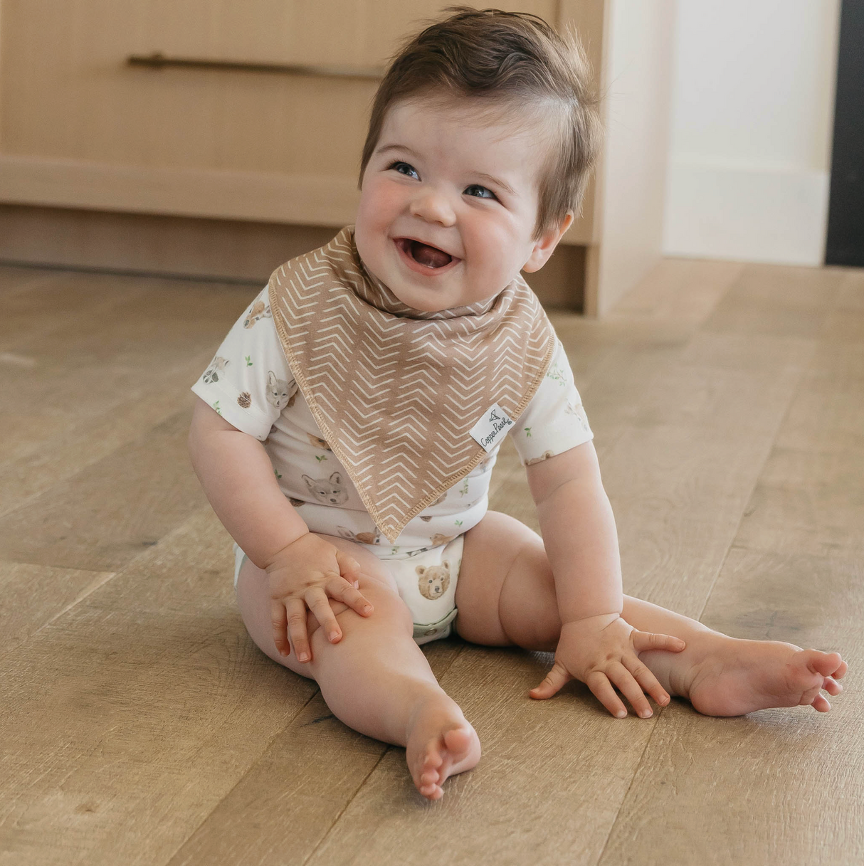 Copper Pearl Baby Bandana Bibs - Wilder