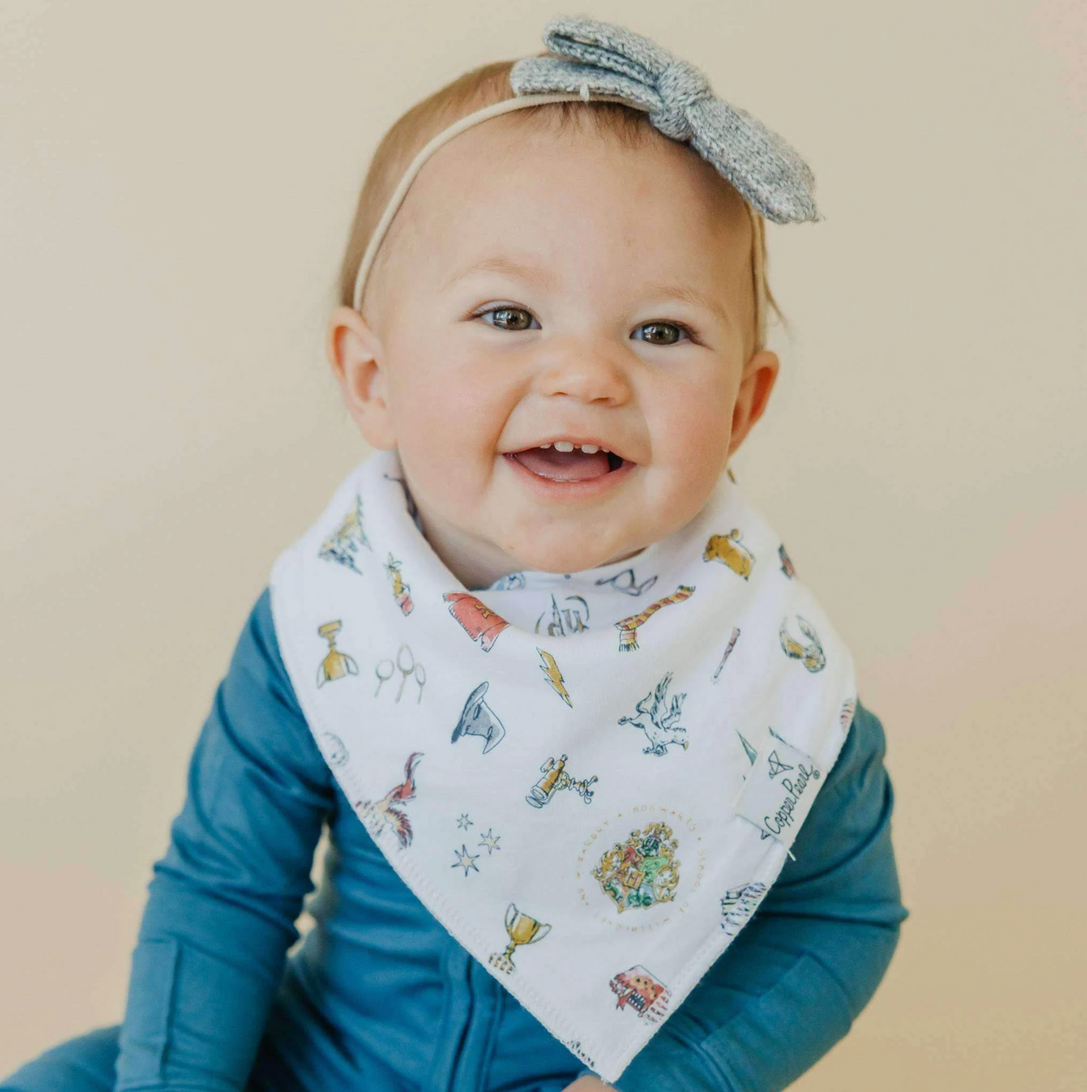 Copper Pearl Baby Bandana Bibs - Wizarding World