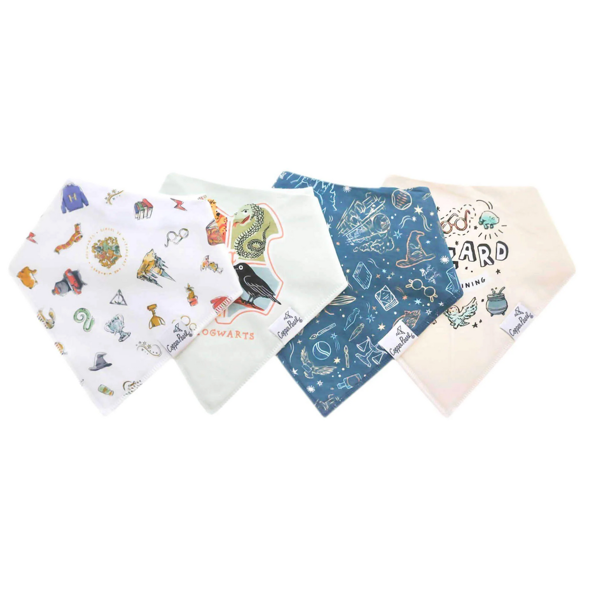 Copper Pearl Baby Bandana Bibs - Wizarding World
