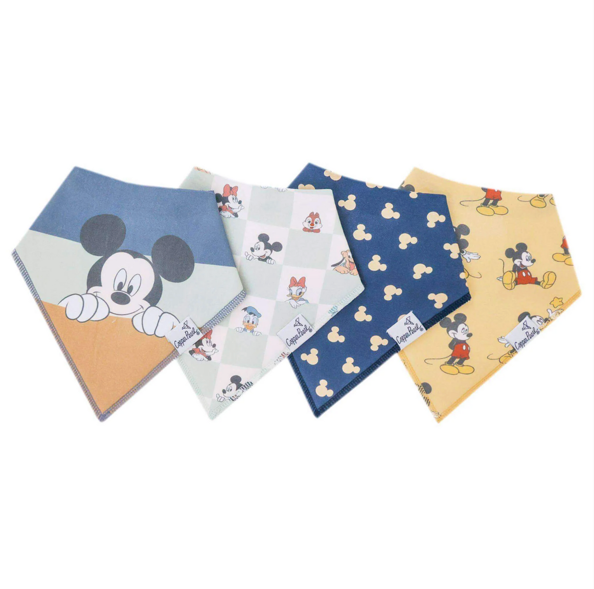 Copper Pearl Baby Bandana Bibs - Mickey Mouse & Friends