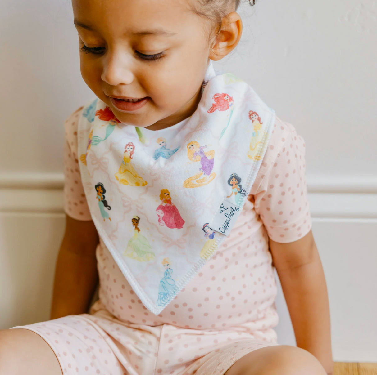 Copper Pearl Baby Bandana Bibs - Disney Princess
