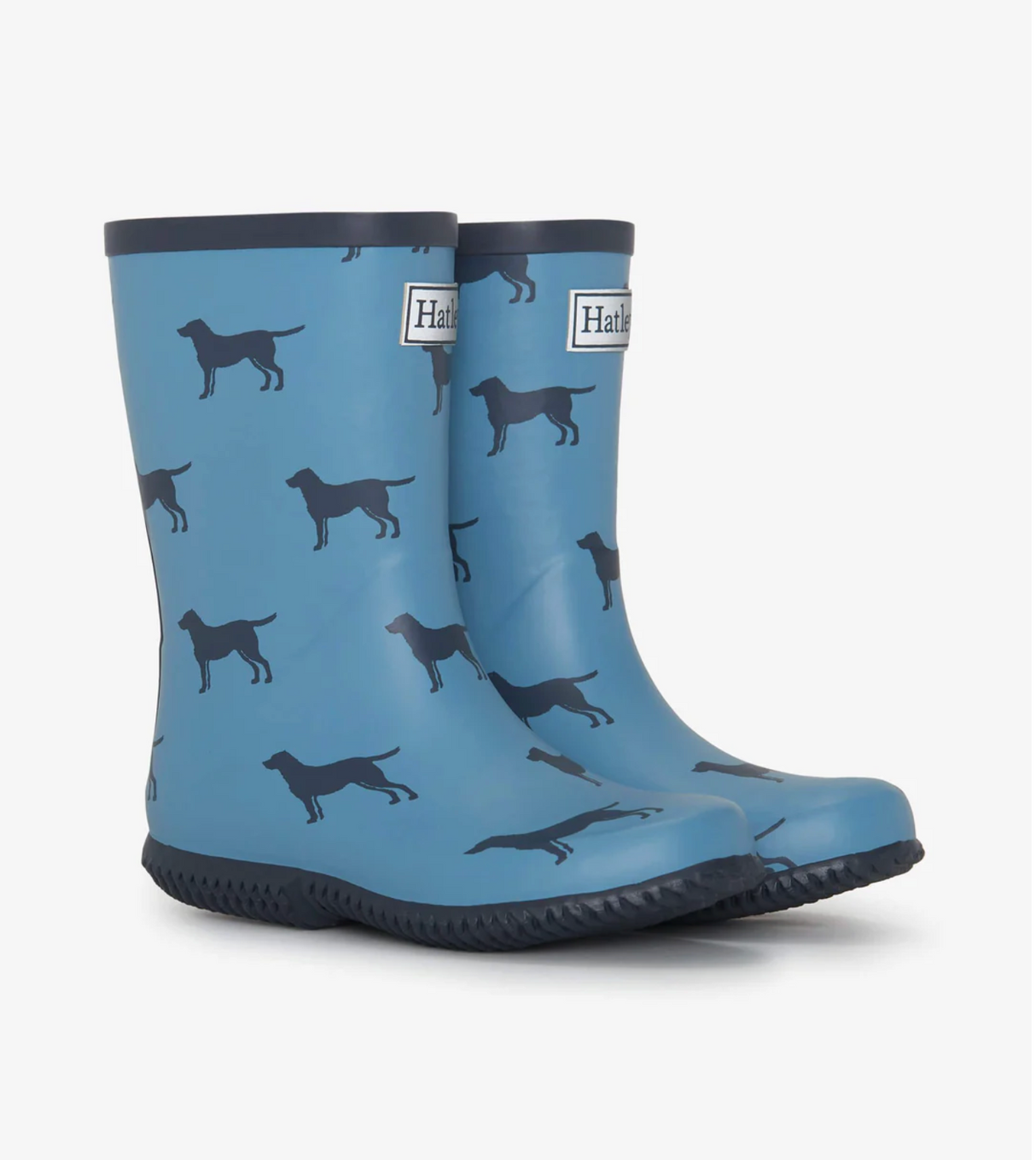 Hatley Boys Preppy Dogs Packable Rain Boots