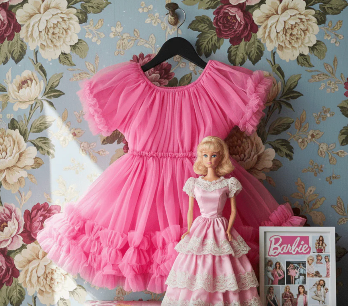 DOLLY PINK PLEASE! Frilly Dress - Aurora Bubblegum Pink (20th Anniversary Edition)