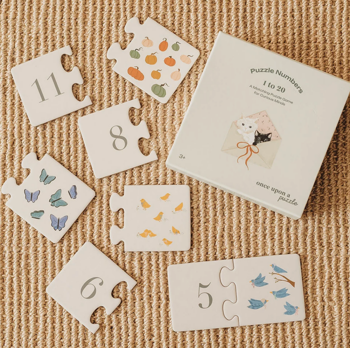 Once Upon A Puzzle- Puzzle Numbers 1 to 20 Cats