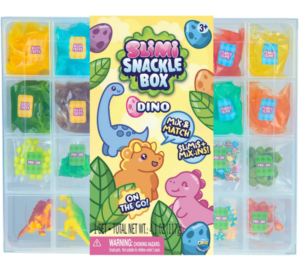 ORB Slimi Snackle Box - Dinosaur