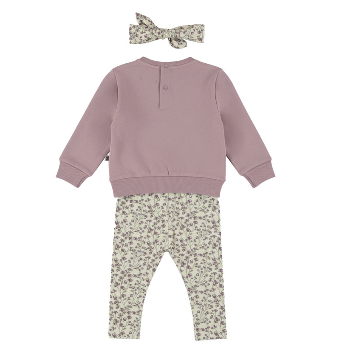 Dirkje Girls’ Set - Purple Jumper, Leggings, Hairband