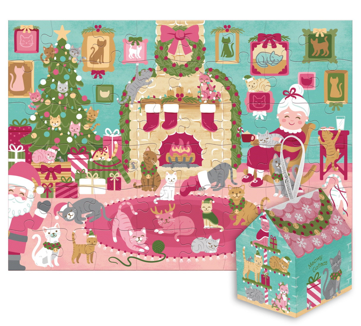 Stephen Joseph Ornament Puzzle 48pc - Cat