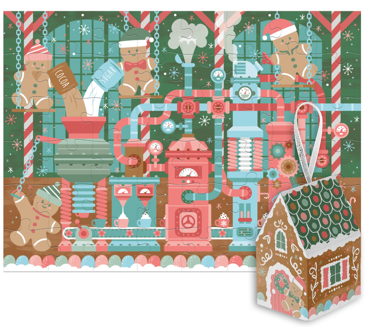 Stephen Joseph Ornament Puzzle 48pc - Gingerbread