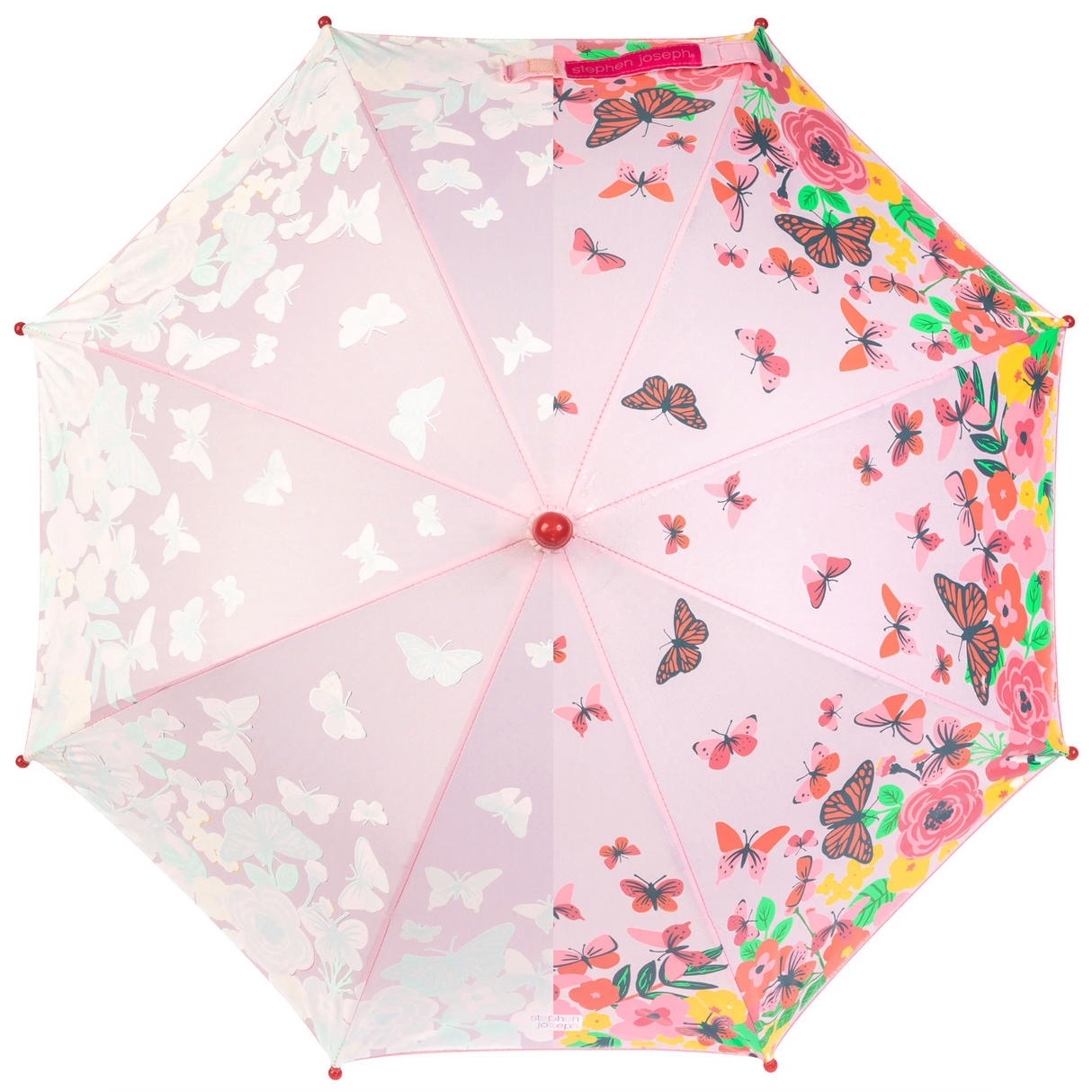 Stephen Joseph Color Changing Umbrella - Butterfly