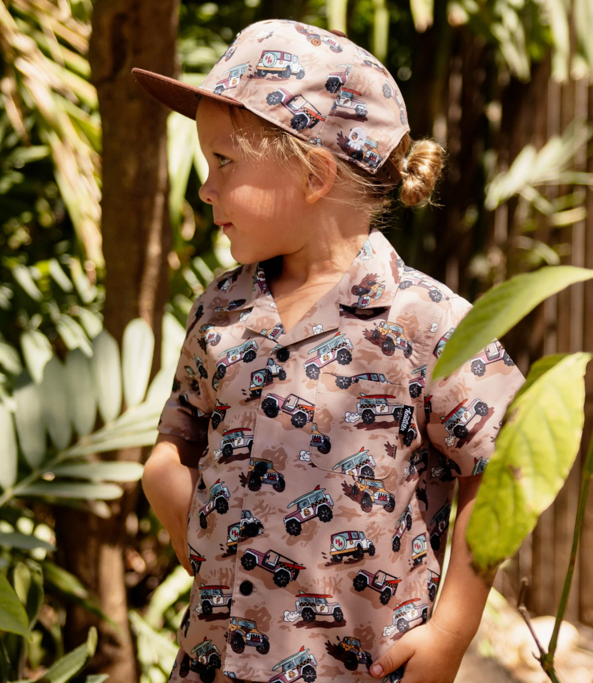 Headster All Terrain Fun Snapback Cap - Beige Sand