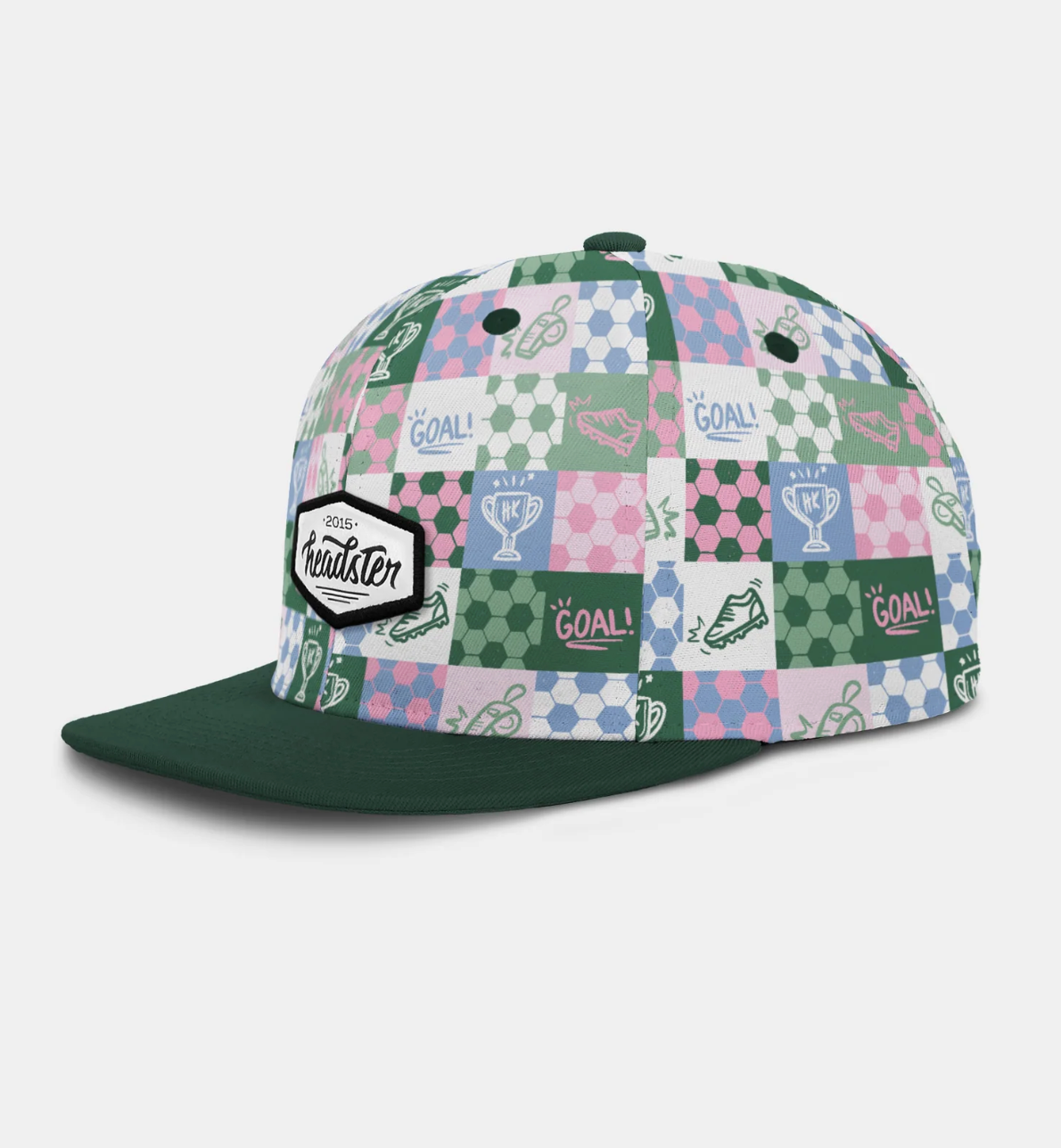 Headster Goal Getter Snapback Cap - White