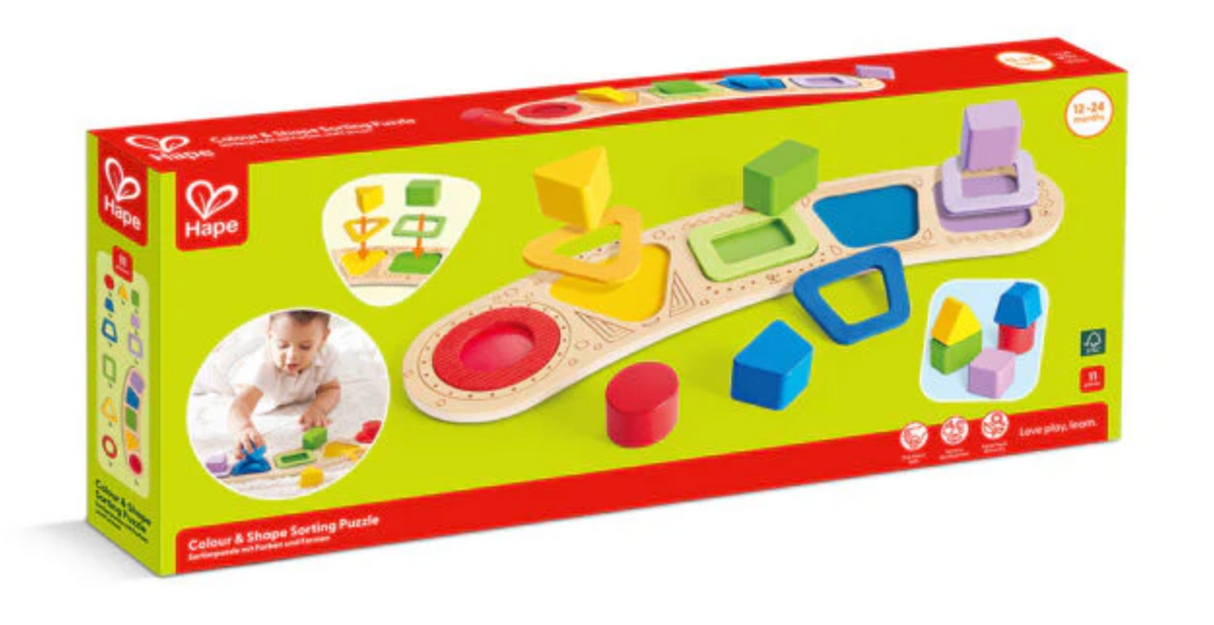 Hape Colour & Shape Sorting Puzzle