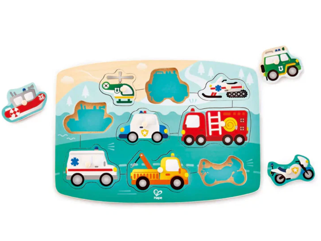 Hape Emergency Peg Puzzle