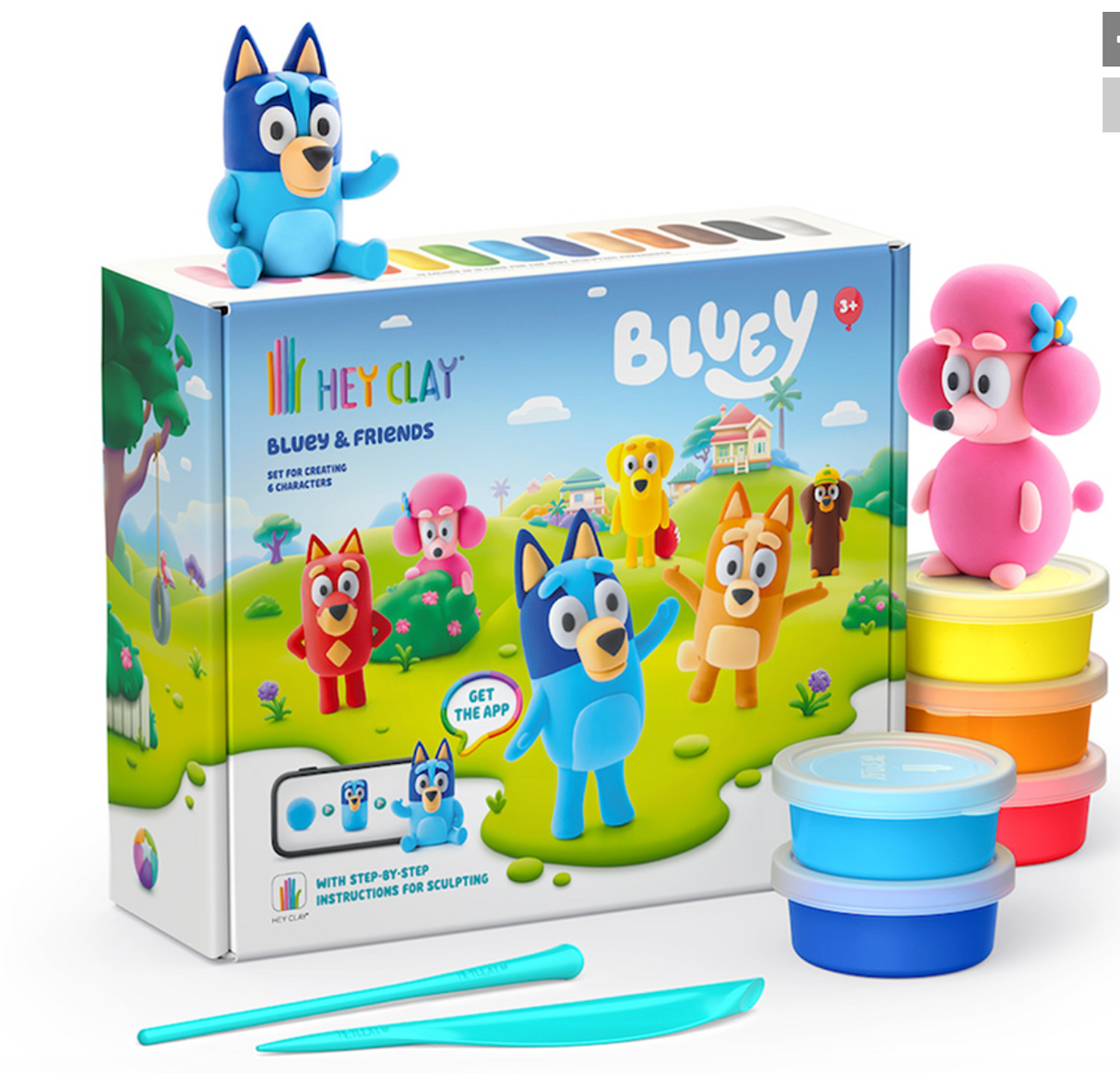 Hey Clay Bluey & Friends Set