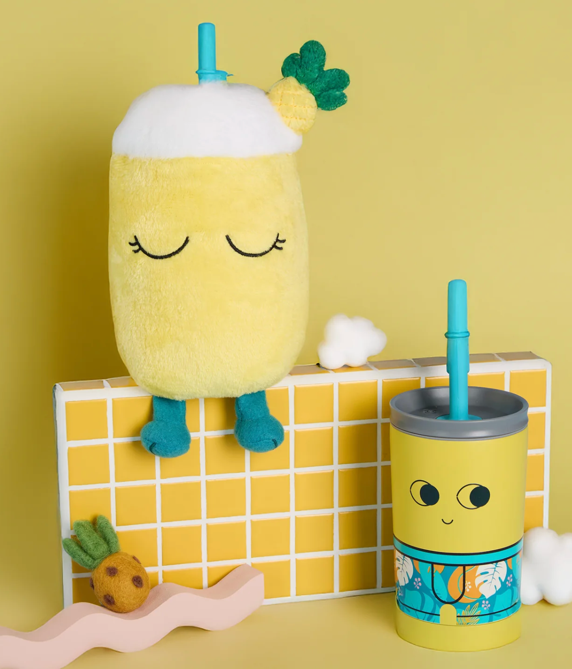Asobu Fuzzie Water Tumbler - Pip the Pineapple
