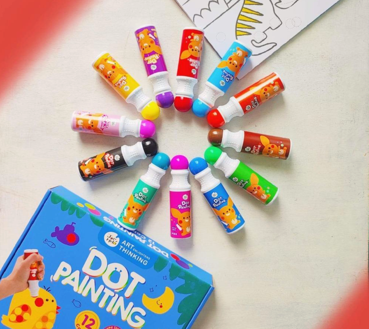 Jar Meló Dot Painting - 12 Colors
