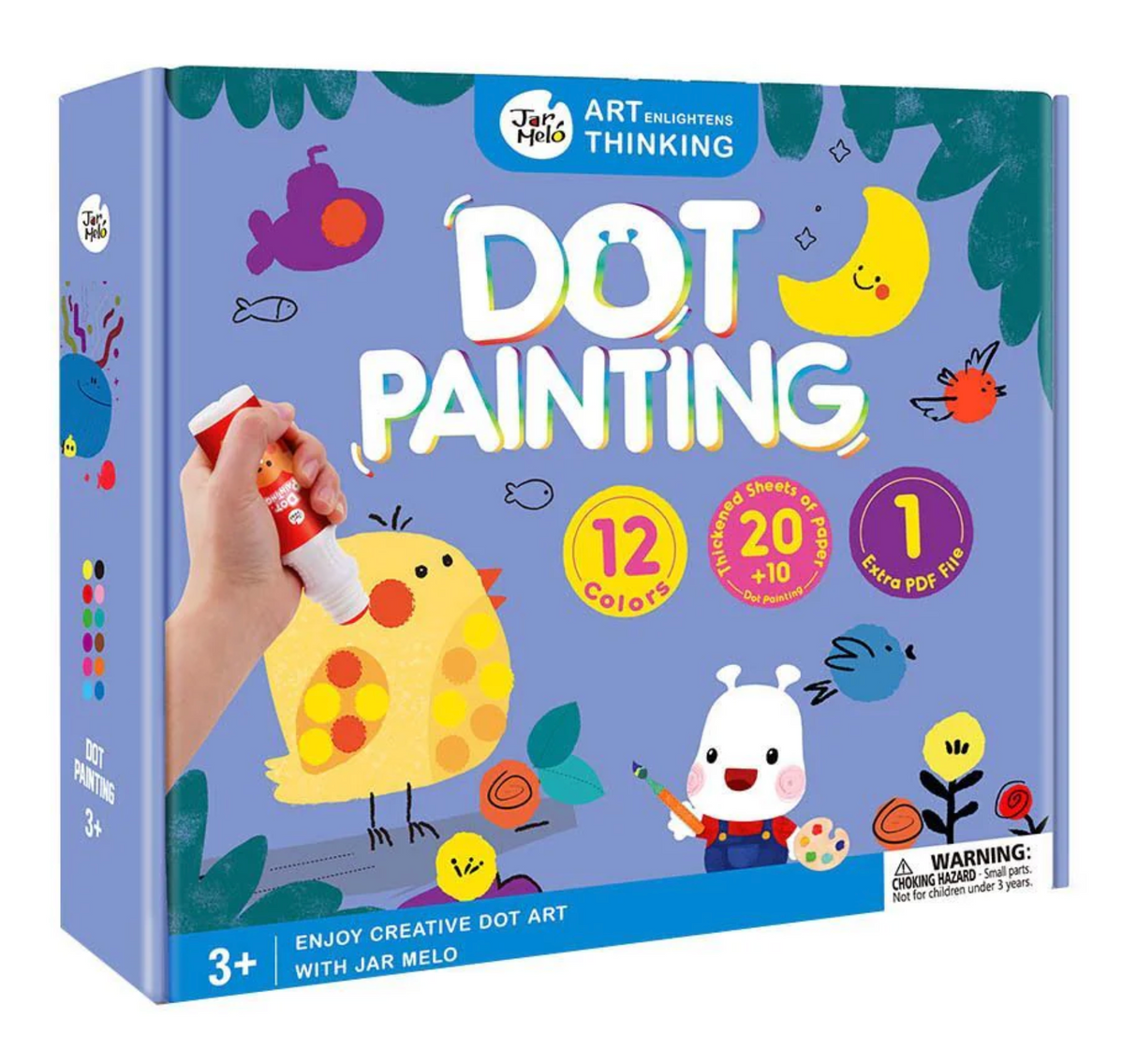 Jar Meló Dot Painting - 12 Colors