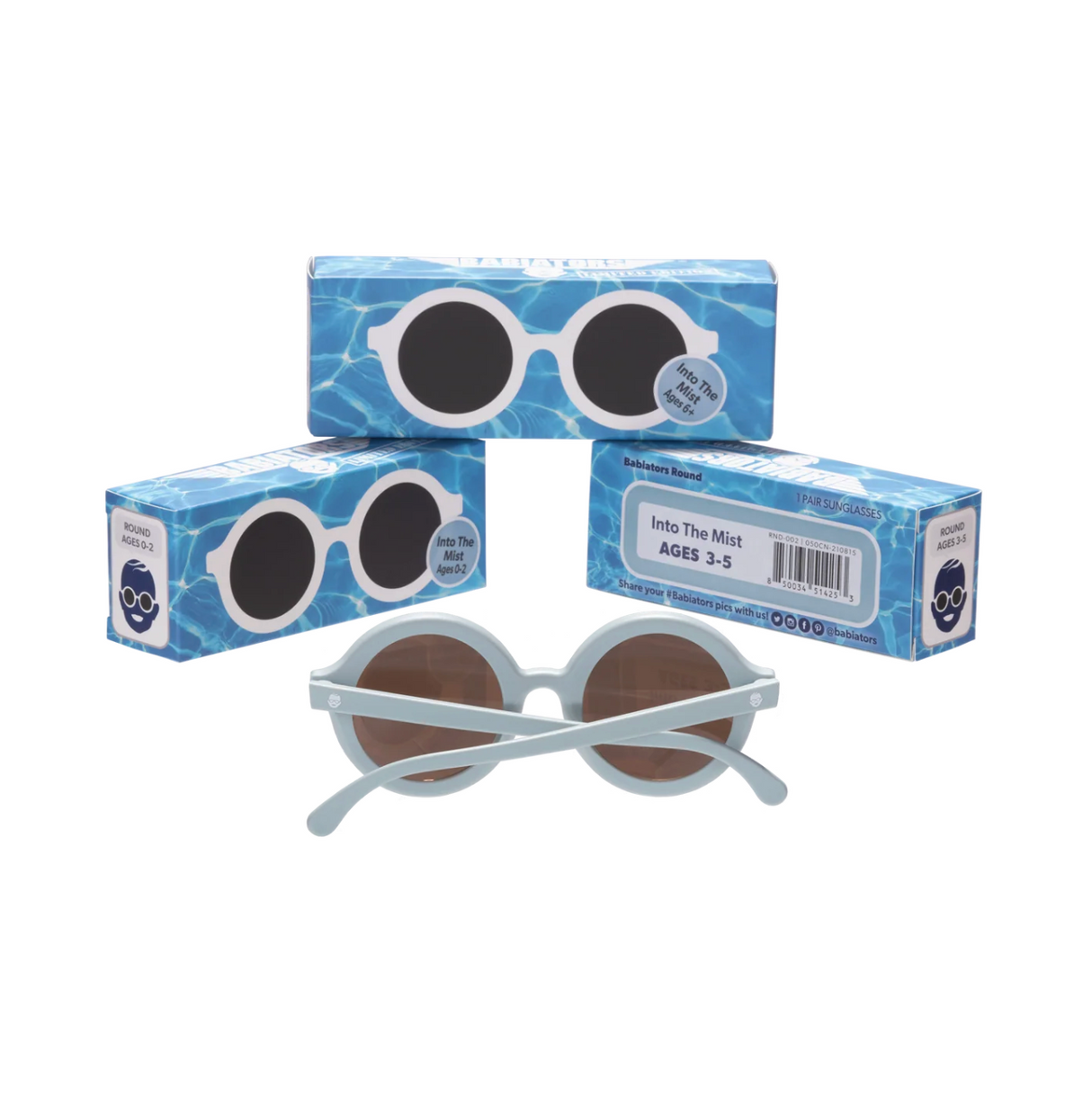 Babiators Non-Polarized Euro Round Sunglasses - Into The Mist (6Y+)