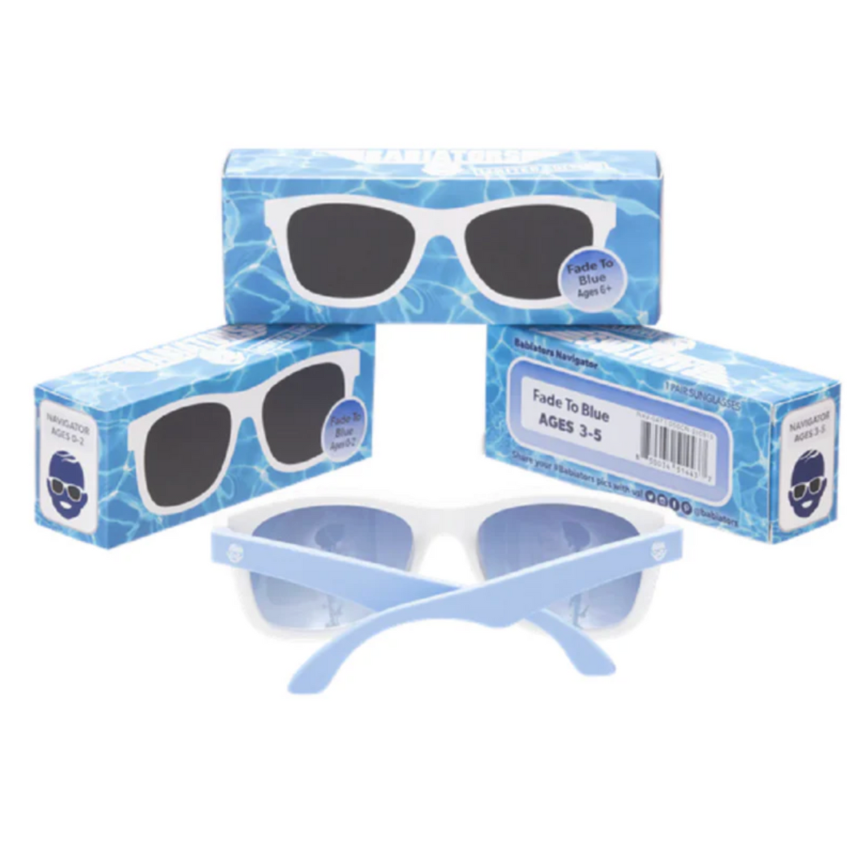 Babiators Non-Polarized Navigator Sunglasses - Fade To Blue (6Y+)