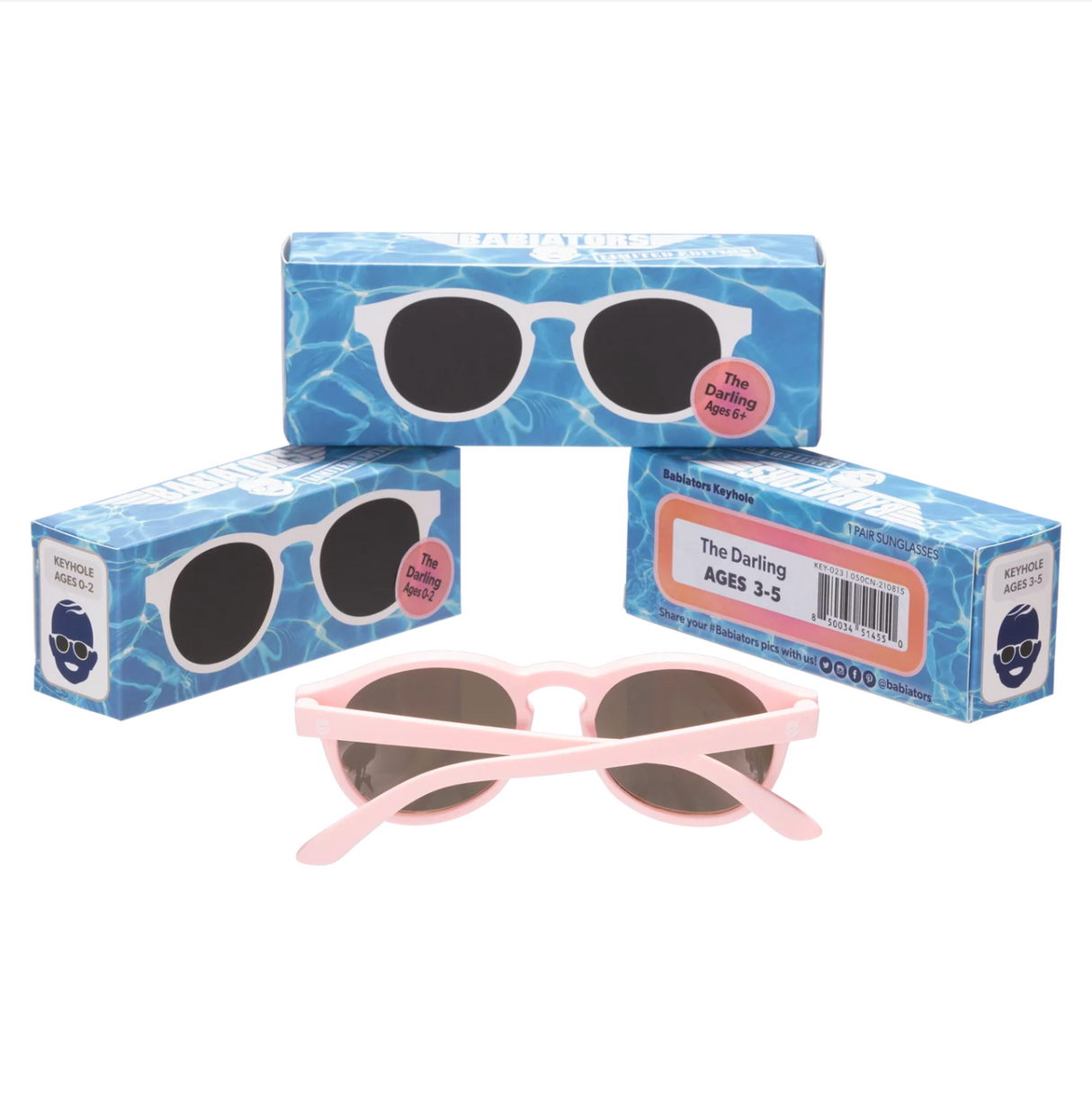 Babiators Non-Polarized Keyhole Sunglasses - The Darling (6Y)