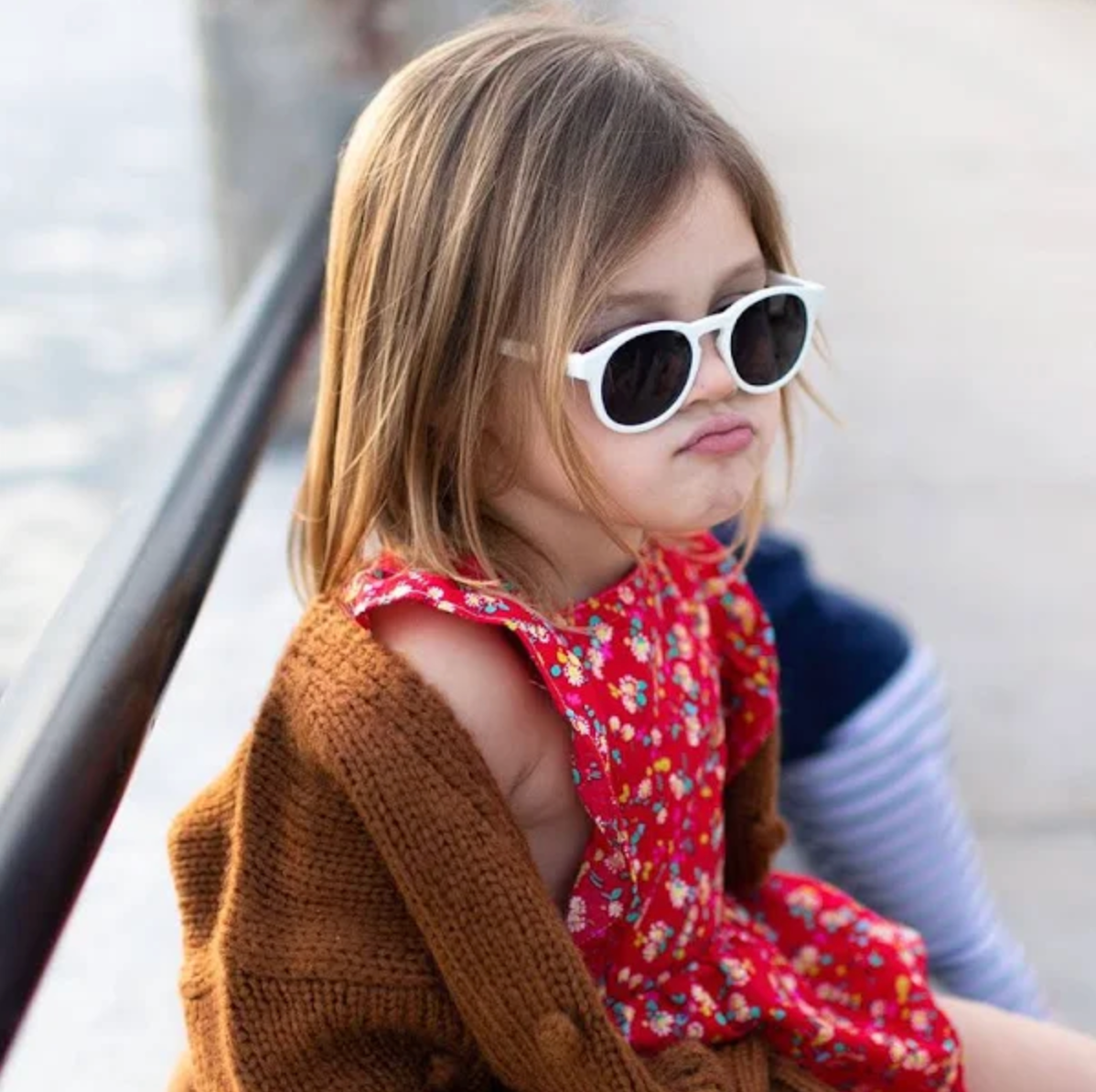 Babiators Non-Polarized Keyhole Sunglasses - Wicked White