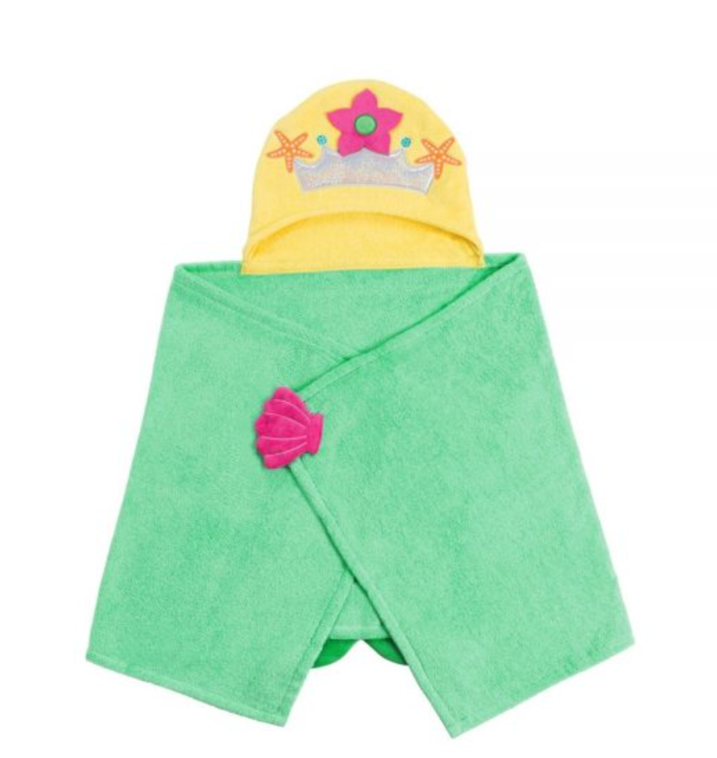 Zoocchini Toddler Hooded Towel - Mermaid