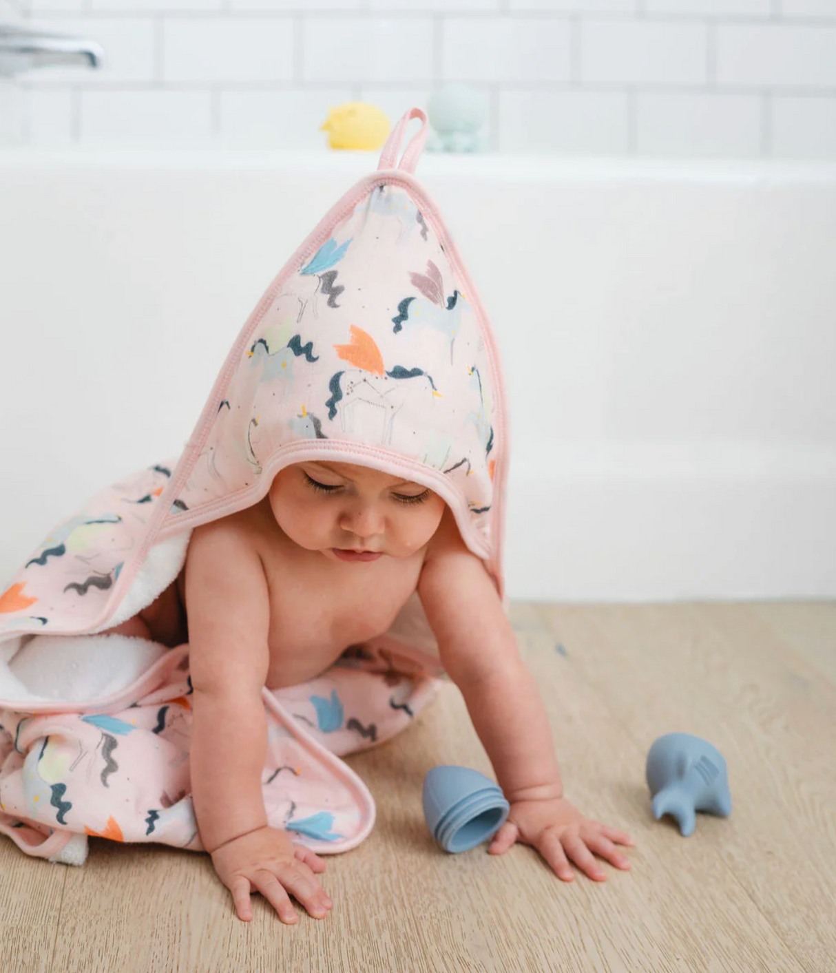 Loulou Lollipop Hooded Towel Set - Unicorn Ballet