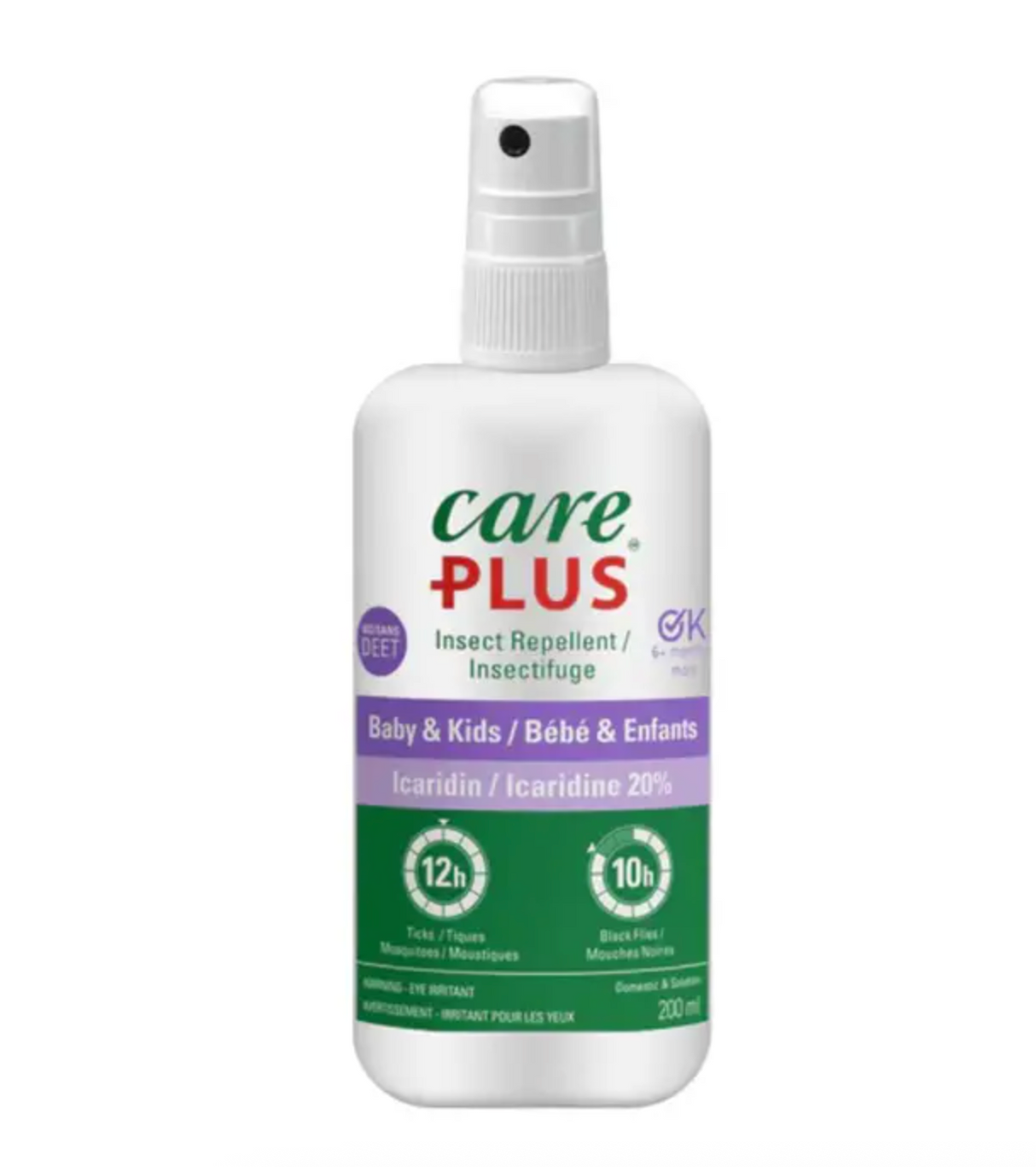 Care Plus Baby & Kids DEET-Free Icaridin Insect Repellent 200ml