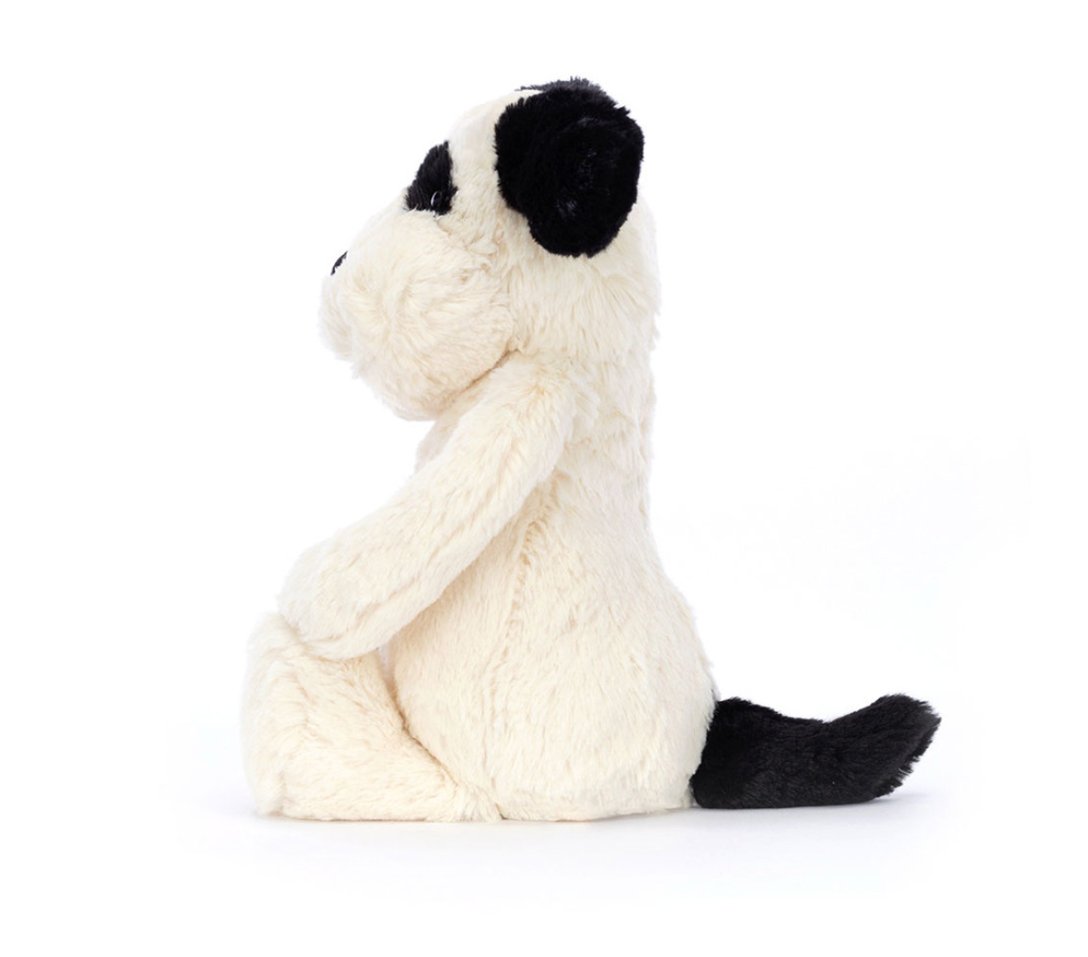 Jellycat Bashful Rufferty Black & Cream Puppy Little