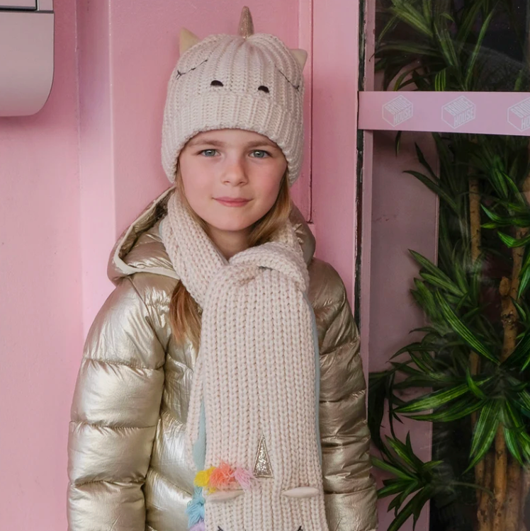 Rockahula Rainbow Unicorn Knitted Scarf (3-10Y)