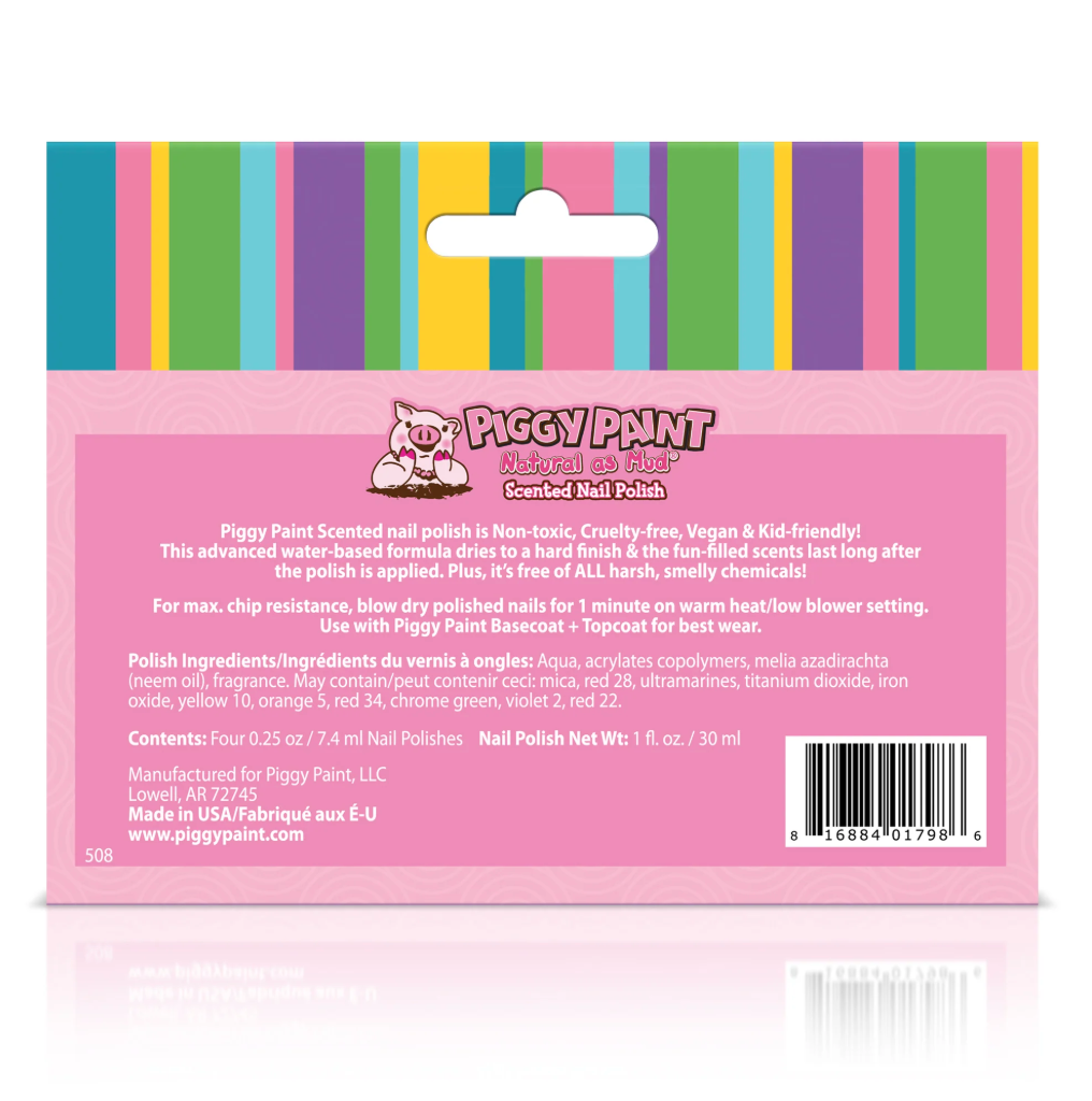 Piggy Paint Scented Nail Polish Box Set - Fruit Fairy