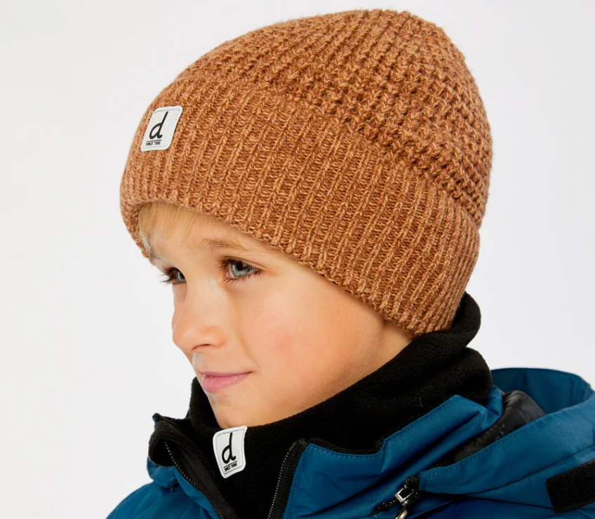 Deux Par Deux Winter Knit Hat - Brown Sugar