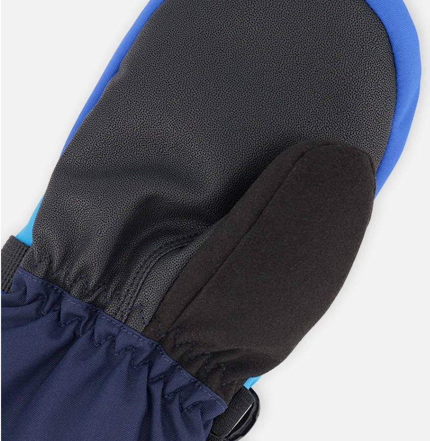 Deux Par Deux Winter Mittens - Teknik Dark Blue