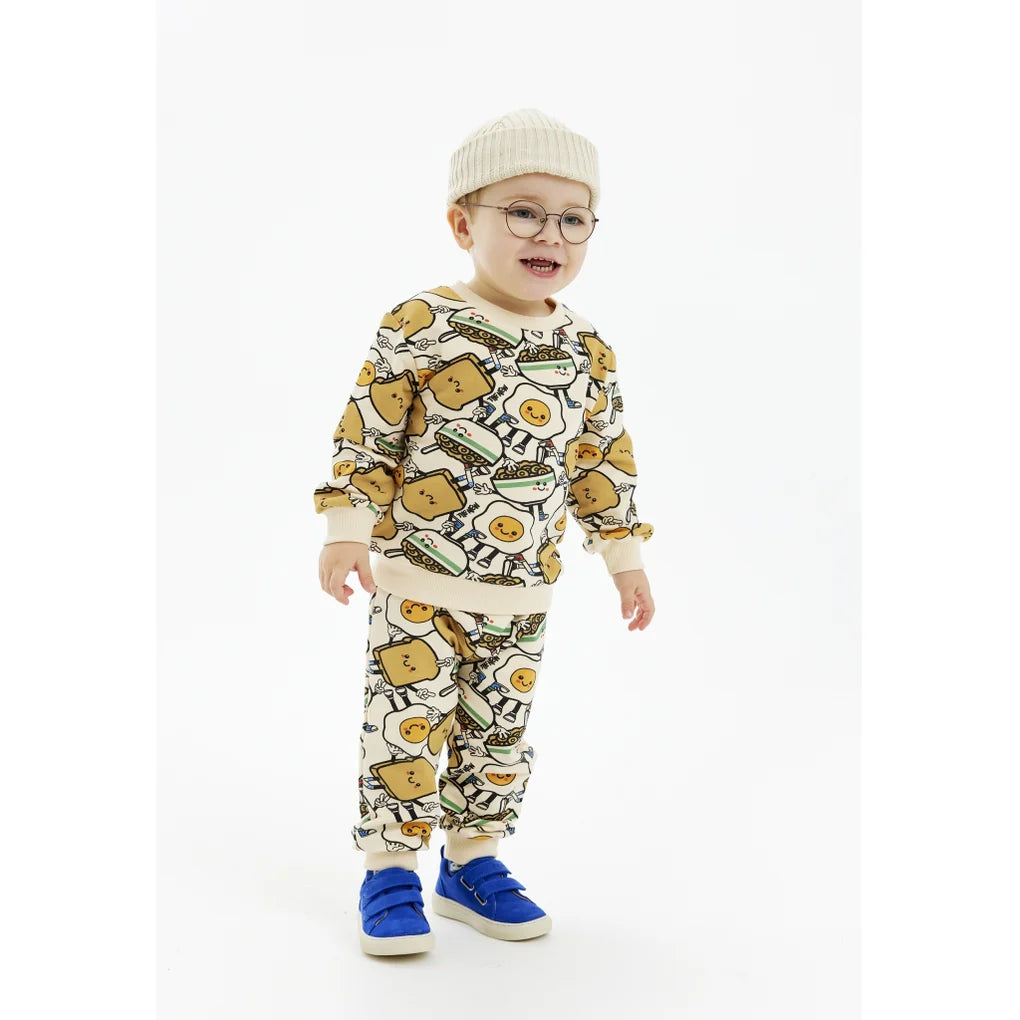 The New Siblings TNSTNelson Sweatpants - White Swan AOP