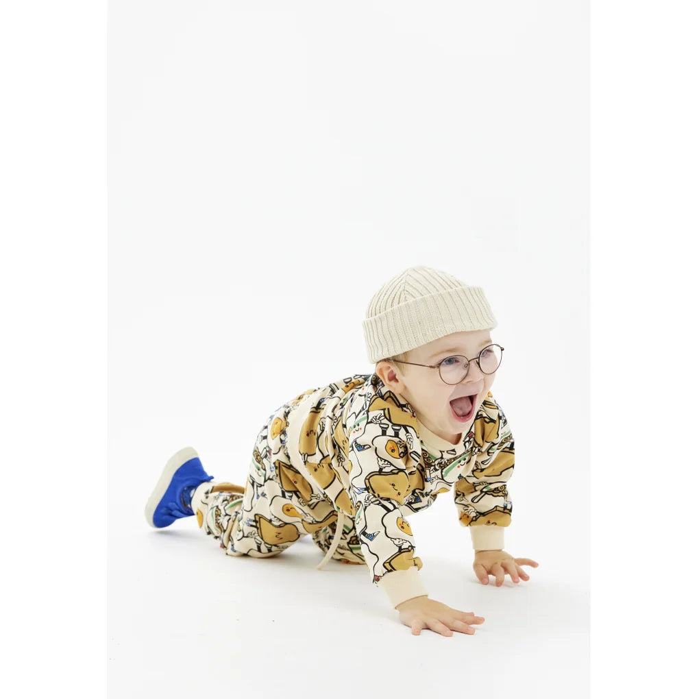 The New Siblings TNSTNelson Sweatpants - White Swan AOP