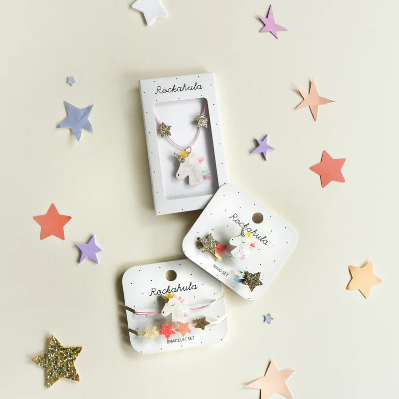 Rockahula Rainbow Unicorn Ring Set