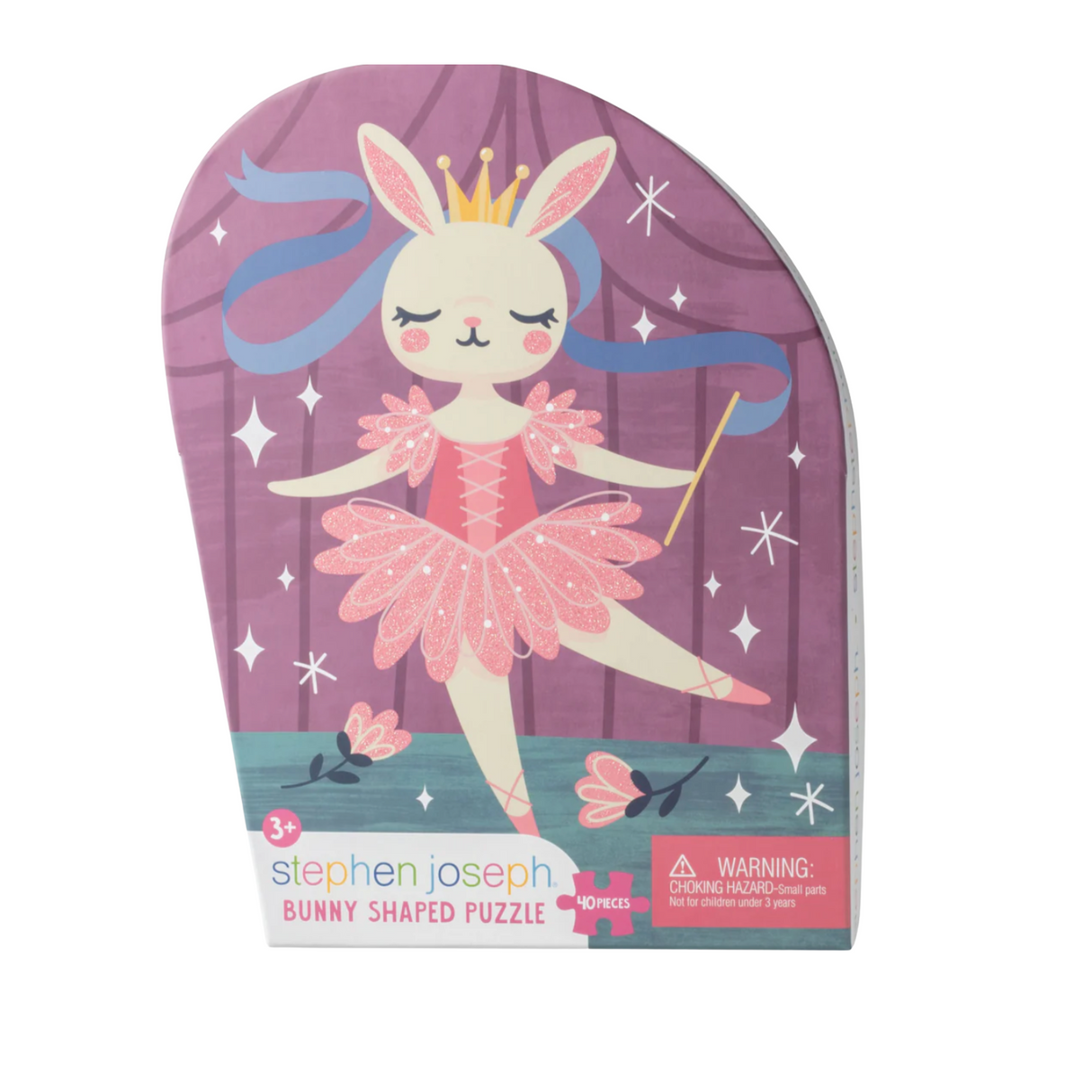 Stephen Joseph Shaped Puzzle 40+pc - Bunny