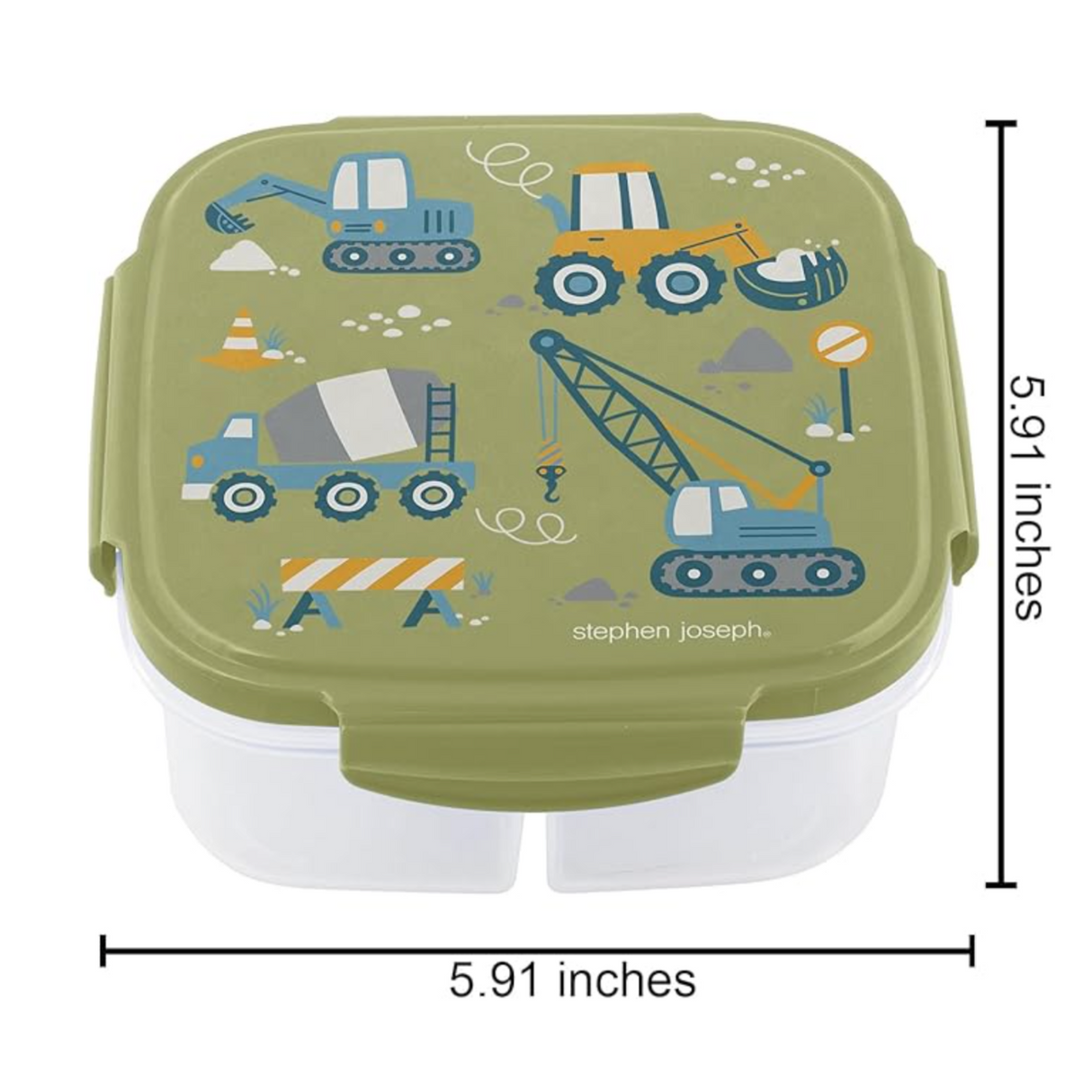 Stephen Joseph Snack Box with Ice Pack - Construction