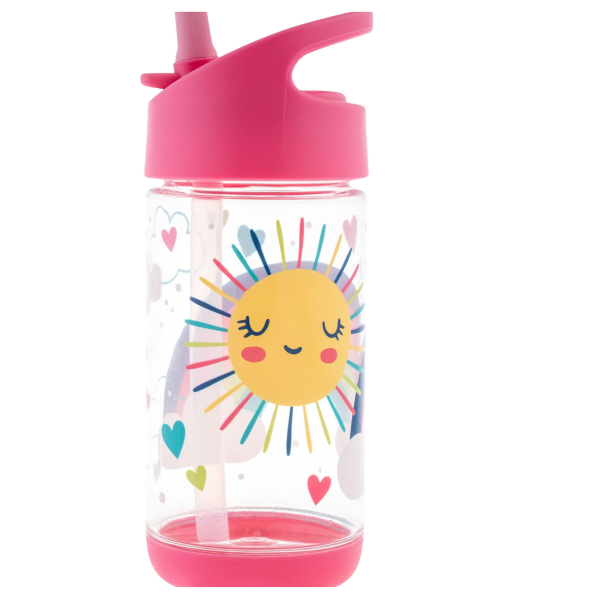 Stephen Joseph Flip Top Water Bottle - Rainbow