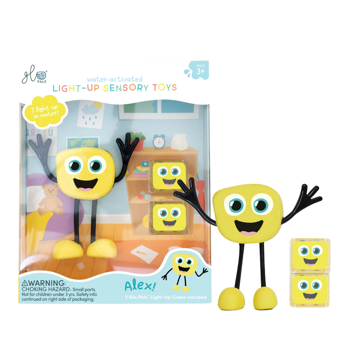 Glo Pals Light-Up Sensory Toy - Alex