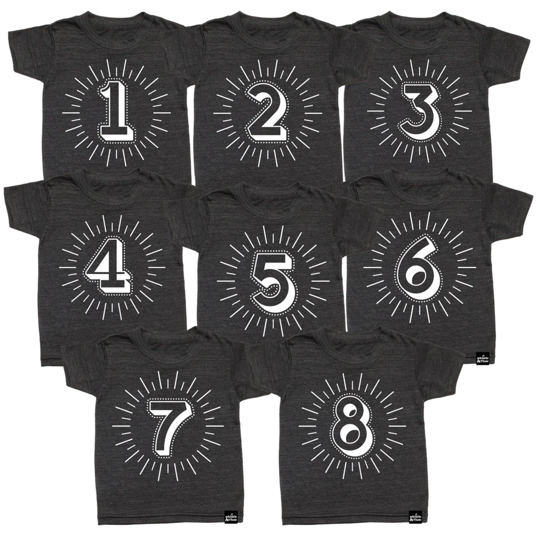 MILESTONE NUMBER T-SHIRT