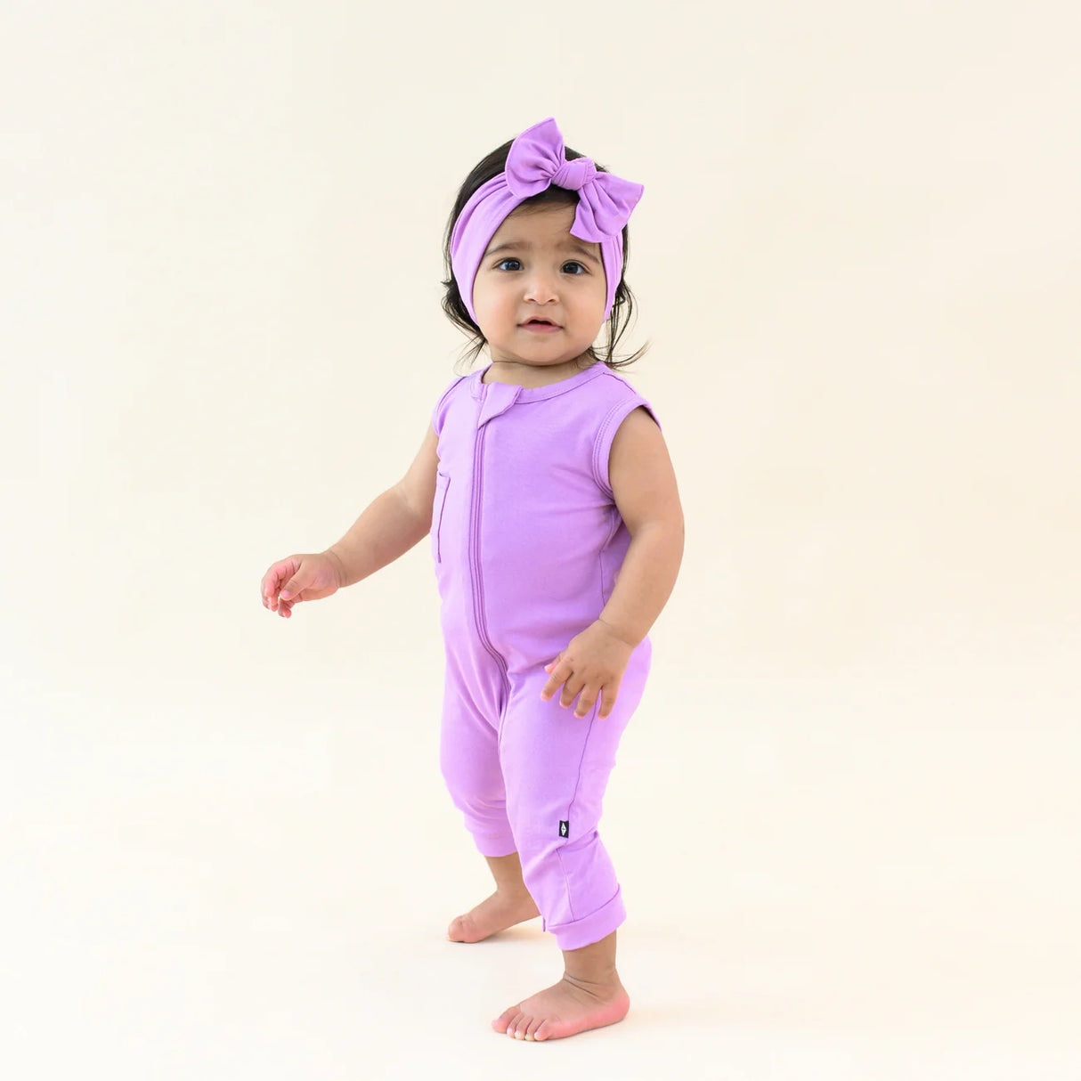 Kyte Baby Zippered Sleeveless Romper - Poi
