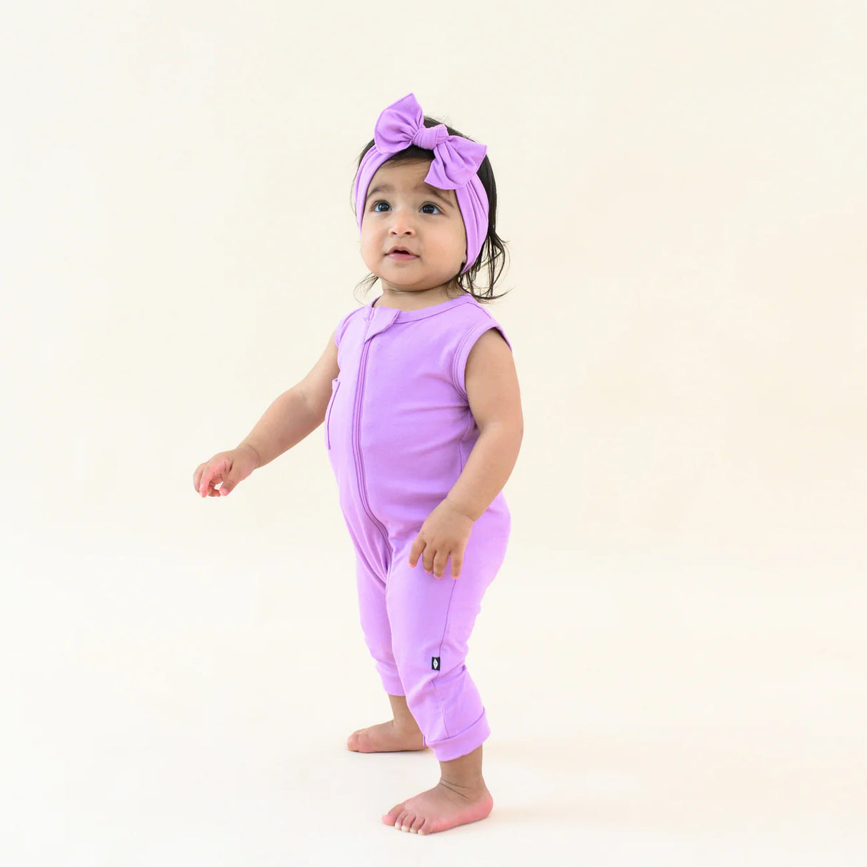 Kyte Baby Zippered Sleeveless Romper - Poi