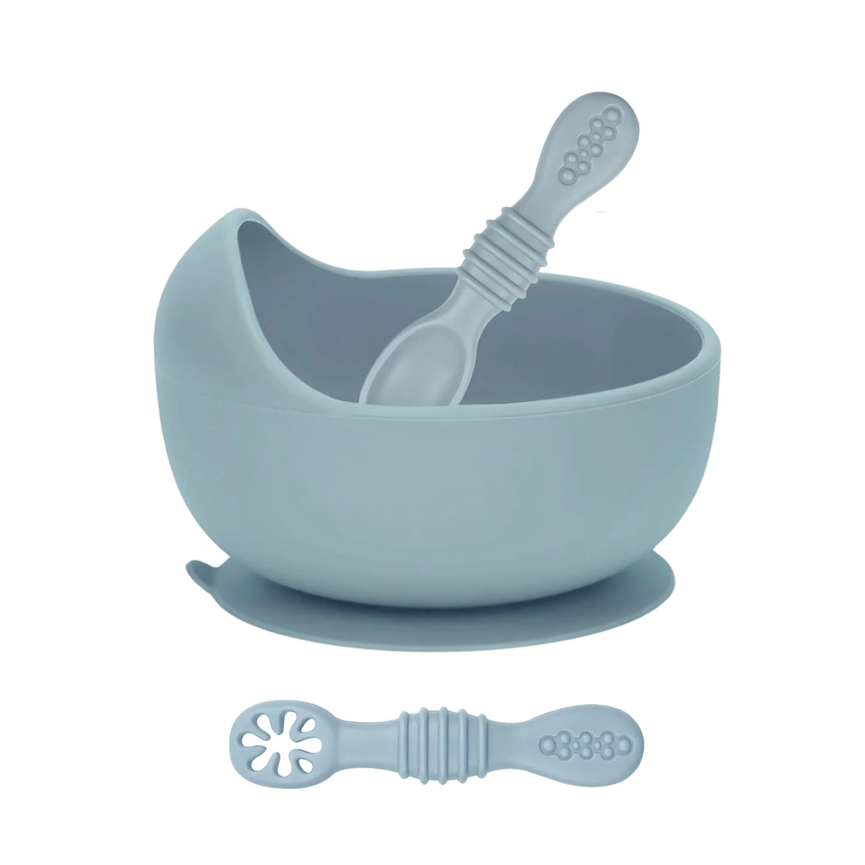 Suction Bowl & Training Spoons - Sage