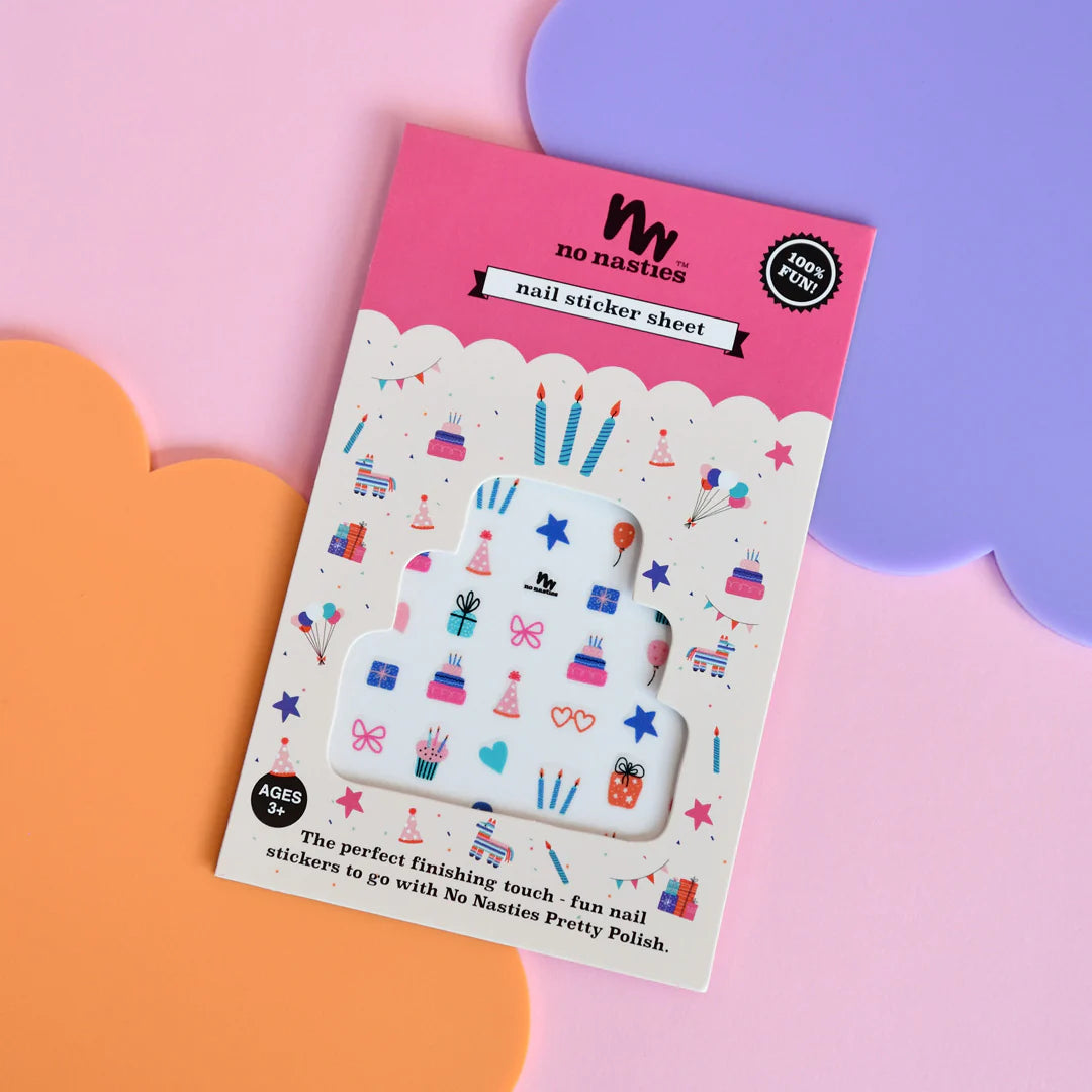 No Nasties Nail Stickers - Kids Birthday