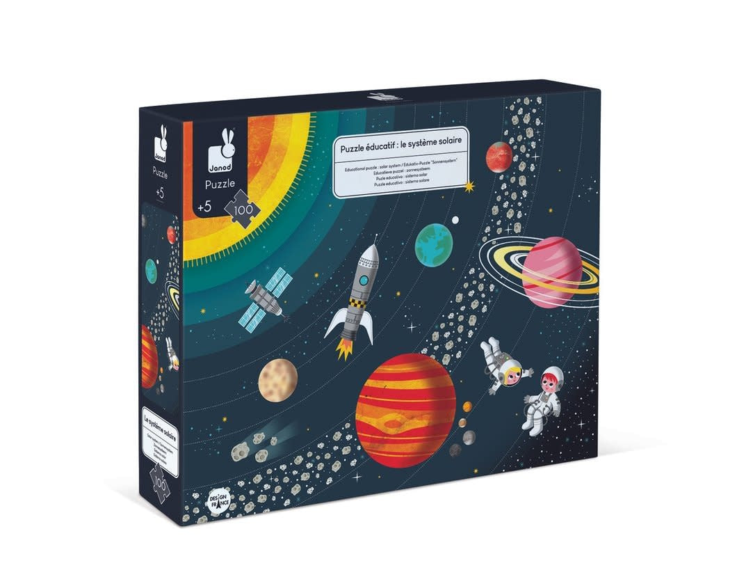 Janod Educational Puzzle - Solar System (100pcs)