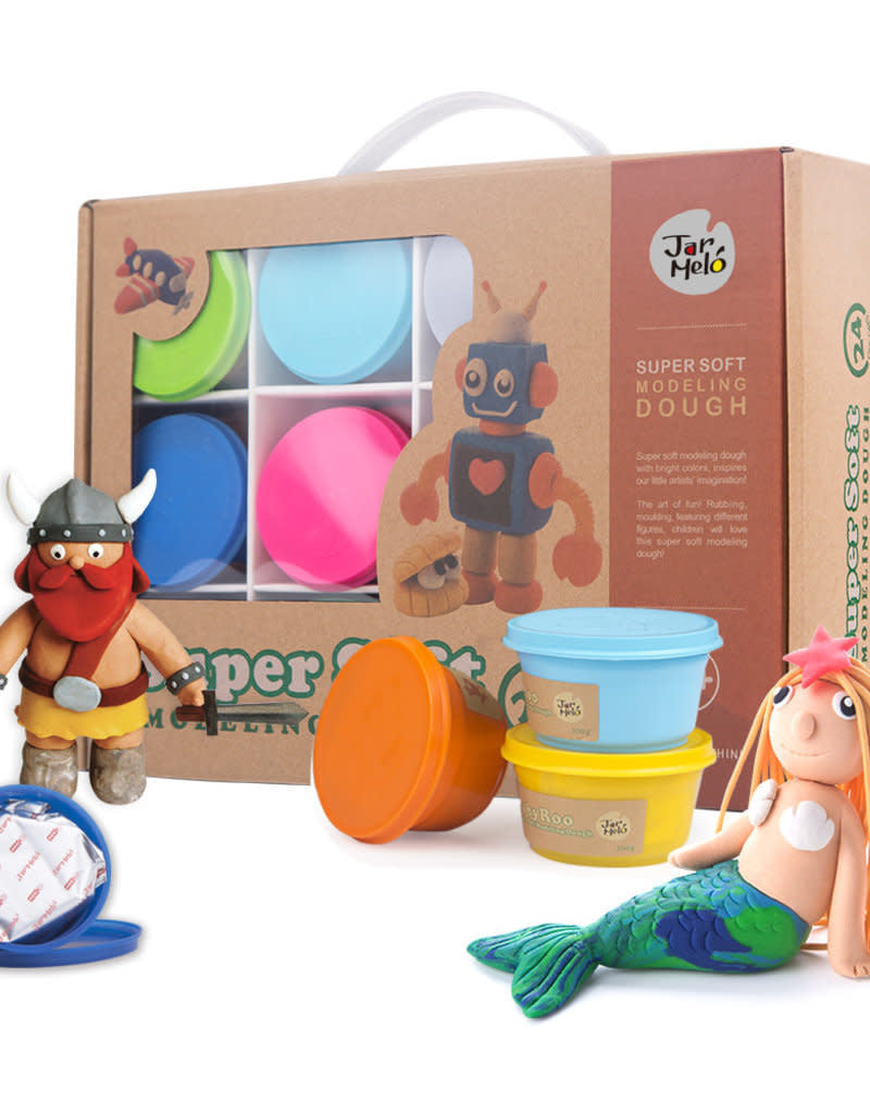 Jar Melo Super Soft Color Dough Set - 24 Colors
