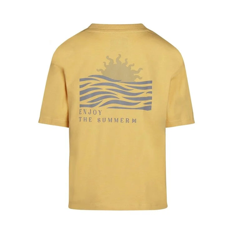 Koko Noko boys' T-shirt loose fit yellow