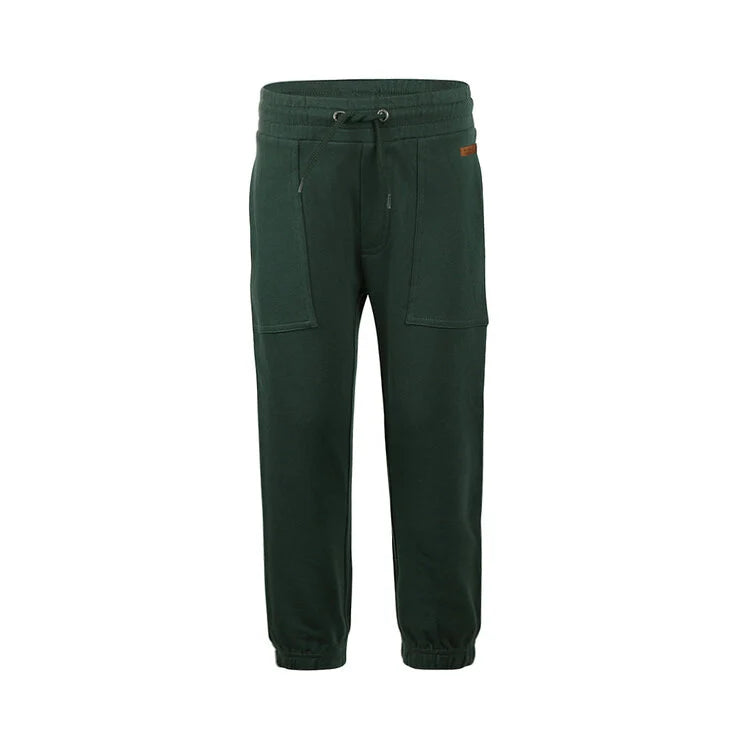 Koko Noko Boys’ Trousers - Dark Green, Loose Fit with Pockets