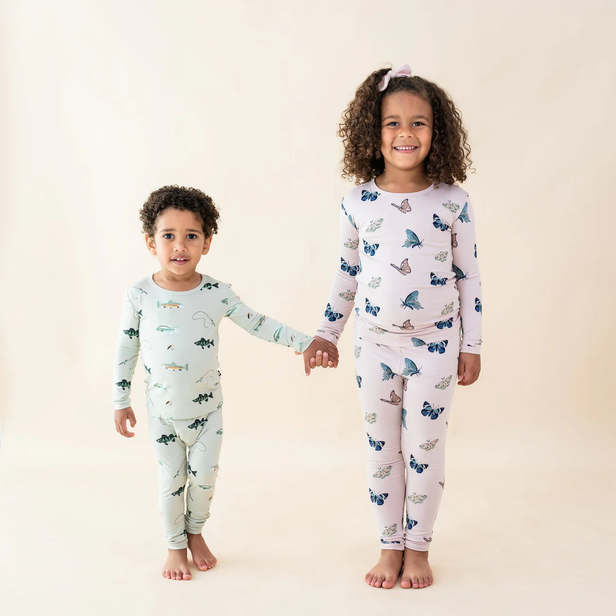 Kyte Baby Long Sleeve Pajamas - Blush Butterfly